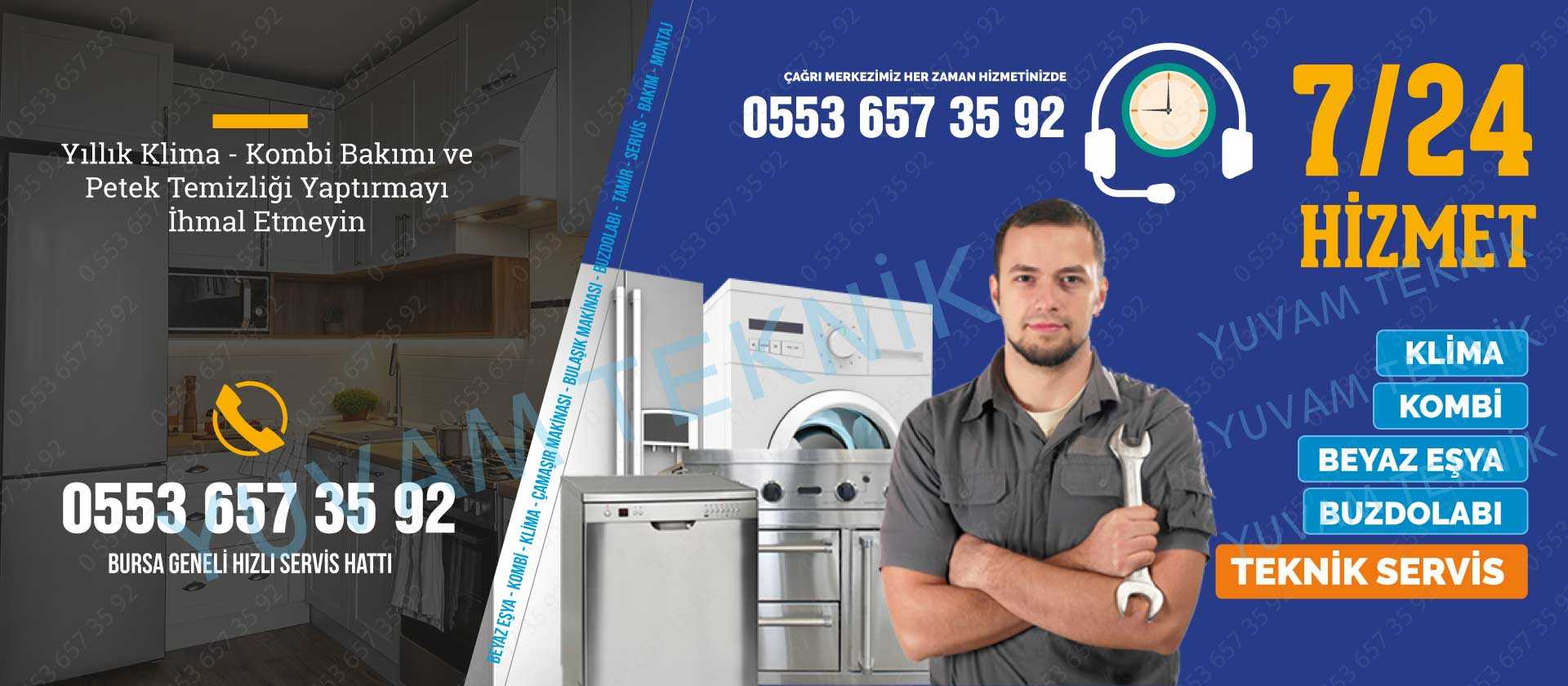 Bursa Gürsu Çamaşır Makinası Tamircileri